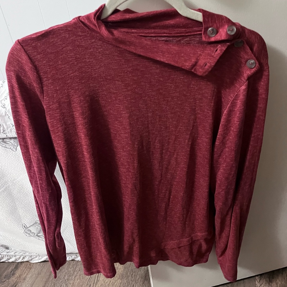 St. John's Bay Red Knit Fabric